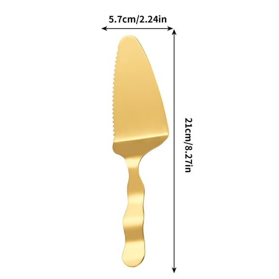 EUDIDV Cake Cutter Slicer Pie Spatula Stainless Steel Cake Slicers Cake Slices Cutter Spatulas Pie Cutting Servers Pizza Dessert Server Wedding Party Knife With Serrated Edges Pie Server