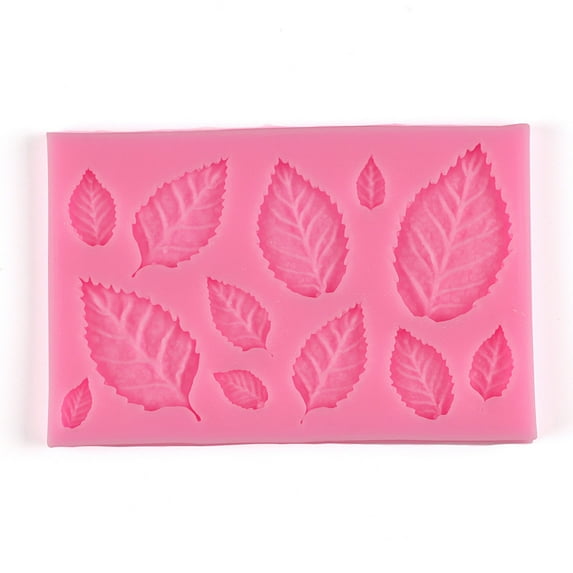 EUDIDV Cake Molds For Baking Rose Leaves Embellisment Fondant Mould Cake Decor Sugar Chocolate Cake Molds Mini