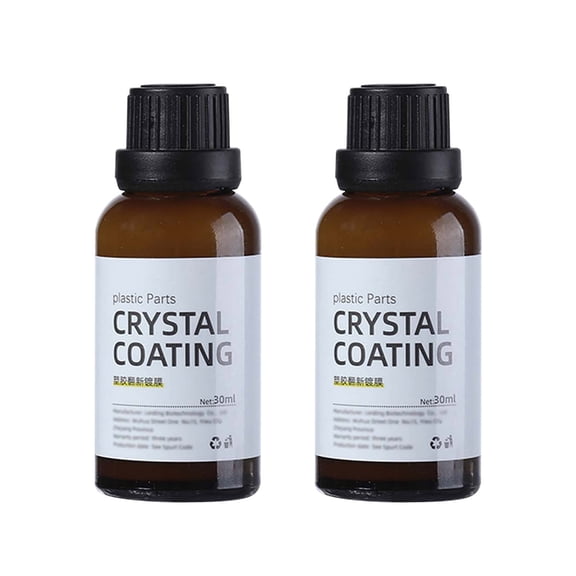 EUDIDV Car Scratch Repair 2PC Car Exterior Restorer For Plastic Parts Refurbish Agent Repair Cream With Spong 30ML Auto Scratch Remover