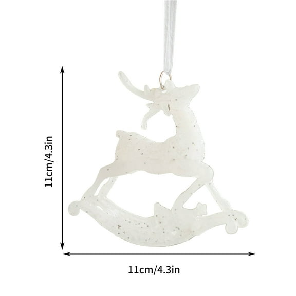 EUDIDV Christmas Decorations A chopper Christmas Reindeer Pendant Sparkling Reindeer Pendant Statue Decoration Christmas Tree Pendant