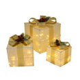 thumbnail image 1 of EUDIDV Christmas Lights 2024 Christmas Gift Box Set Of Three Pcs Stacking Head Ornament Iron Art Luminous Lanterns Christmas Tree Gift Box Set Jewelry Xmas Decorative Lights, 1 of 1