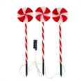 EUDIDV Christmas Lights 2025 New Solar Powered Circular Candy Cane Light Xmas Tree Decor