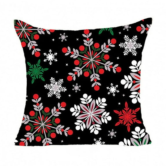 EUDIDV Christmas Pillowcase Christmas Pillows Cover Decor Pillow Case Sofa Waist Throw Cushion Cover 1PC Festive Pillow Cover Standard