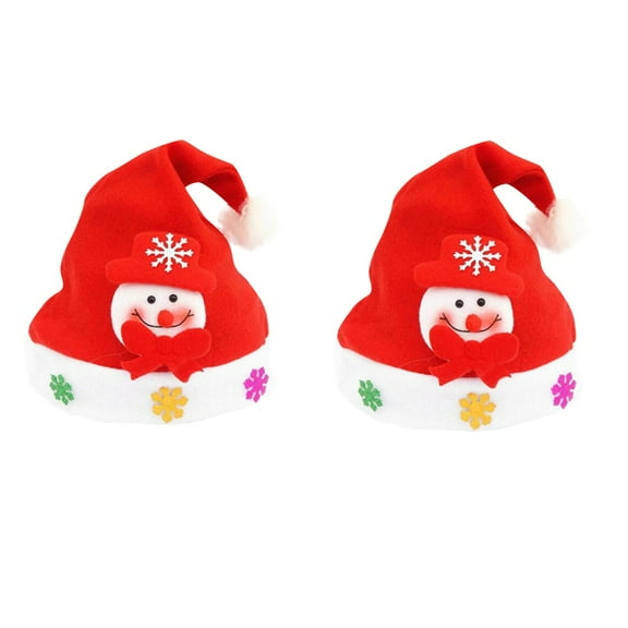 EUDIDV Christmas Products Adult fashion green red christmas hat santa hat Festive Supplies
