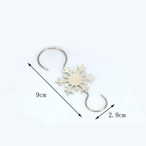 EUDIDV Christmas Products Christmas Snowflake Hook Wall Pendant Scene Arrangement Pendant Hook Christmas Tree Christmas Hook Festive Supplies