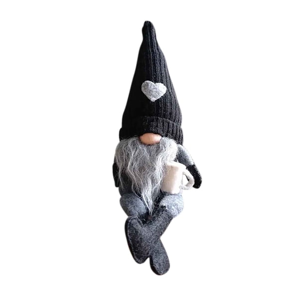 EUDIDV Christmas Products Knitting Faceless Doll Hanging Leg Hand Grinding Coffee Christmas Decorations Home Daily Decoration Festive Supplies