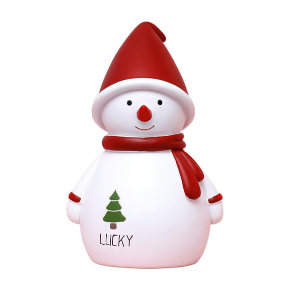 EUDIDV Christmas Products Santa Figurine Money Saving Jar Santa Doll Coin Bank Savings Bank Holiday Table Centerpiece New Year Gift Festive Supplies