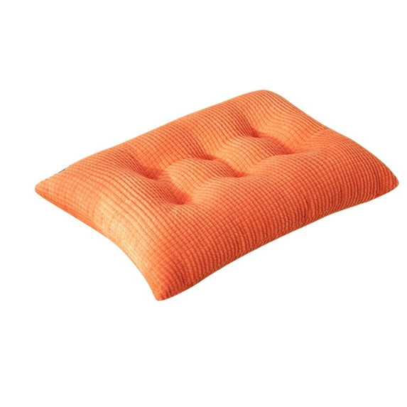 EUDIDV Comfortable Relaxing Cushion Thickened Corn Velvet Student Seat Cushion Office Classroom Cushion Plush Insulation Rectangular Strap Seat Cushion Supportive Seat