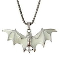 thumbnail image 1 of EUDIDV Creepy Halloween Props Halloween Dark Glowing Bats Pendant New Cool Street Festival Necklace Accessory Halloween Ornaments, 1 of 7