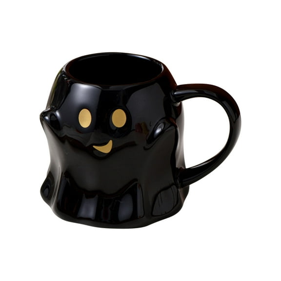 EUDIDV Creepy Props 14oz Halloween Ghost Mug Cute Ceramic Ghost Coffee Mug Adorable Ghost Decoration Spooky Ghost Ghostface Mug Coffee Cup For Adults Kids Women Spooky Ornaments