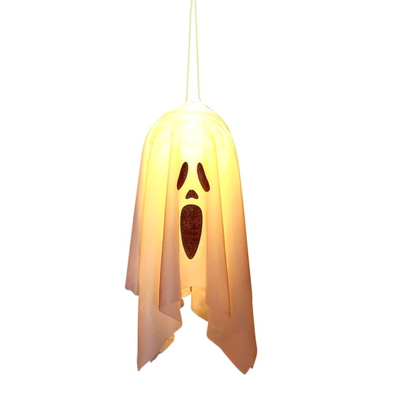 EUDIDV Creepy Props Halloween LED Decorative Light Ghost Lantern String Handheld Pumpkin Lantern Luminous Ghost Hanging Lamp Spooky Halloween Ornaments