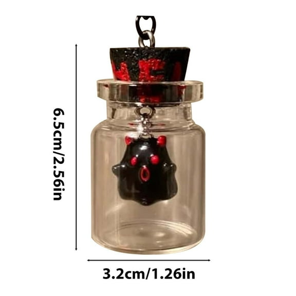 EUDIDV Creepy Props Halloween Ornament Adoption Ghost Pendant Bottle Ghost Decoration Spooky Halloween Ornaments