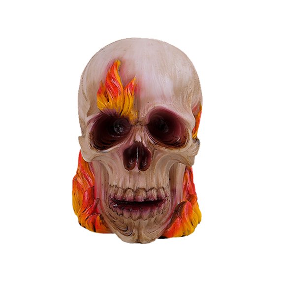 EUDIDV Creepy Skeleton Halloween Various Skull Ornaments Ghost Festival Rose Skull Resin Crafts Horror Felling Decoration Halloween Skeleton Decoration