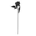 thumbnail image 1 of EUDIDV Creepy Tabletop Decor 12pcs Simulation Black Single Rose Bouquet Halloween Horror Gothic Style Dark Collection Festoon Halloween Figurines, 1 of 5