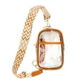 thumbnail image 1 of EUDIDV Crossbody Bag;Transparent PVC Shoulder Crossbody Bag Style Trend Casual PVC Small Shoulder Chest Bag Beach Crossbody Bag;Suitable for Going Out and Travel, 1 of 4