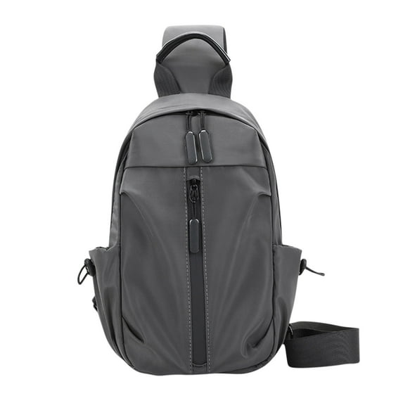 EUDIDV Crossbody Bag;Usb Men's Bag Business Men's Bag Outdoor Travel Chest Bag New Nylon Shoulder Bag;Suitable for Going Out and Travel