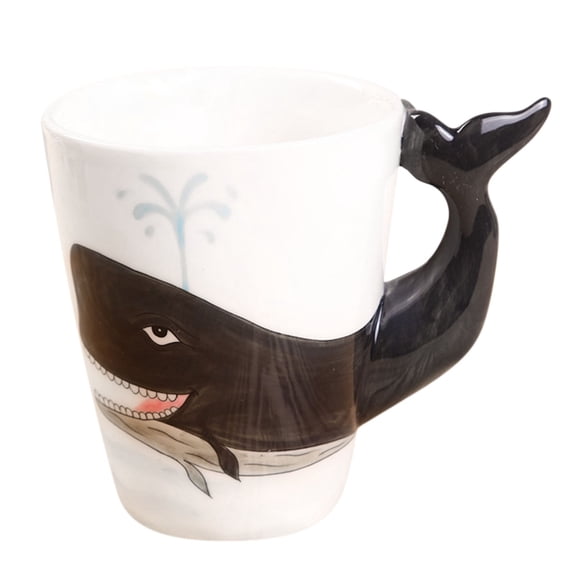 EUDIDV Decorative Ceramic Mug Painted Mug Cute Water Cup Coffee Cup Ceramic Cup Large Ceramic Mug