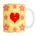 thumbnail image 1 of EUDIDV Decorative Ceramic Mug Three-dimensional Visuals Effects Mugs Valentine's Day Heart Ceramic Coffee Mark Cup Couple Water Cup For Him Or Her Gift Large Ceramic Mug, 1 of 1