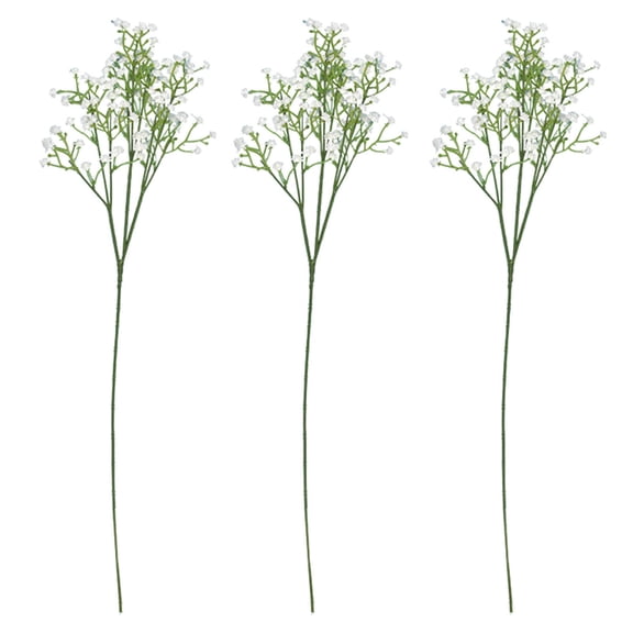 EUDIDV Decorative Faux Flowers 3Pcs/Bunch Artificial Flower,Non-Fading Not Wither No Need Water,Full SkyStar With A Fake Bouquet,Artificial Flower For Wedding Home Decoration Blue Artificial Flowers