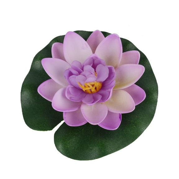EUDIDV Decorative Faux Flowers Artificial Floating Water Flower Decor Plant Ornament Home Garden Decoration Artificial Flowers