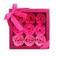 thumbnail image 1 of EUDIDV Decorative Faux Flowers Flower Bouquet Roses Carnations Gift Box Wedding Home Artificial Flowers, 1 of 2
