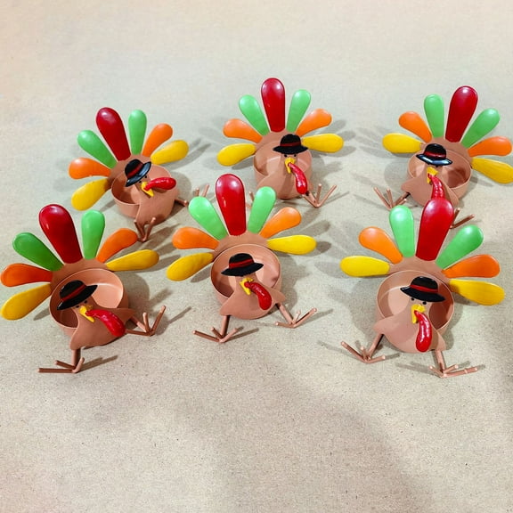 EUDIDV Decorative Home Light Türkiye Chicken Candle, Türkiye Tea Candle, Holiday Candle, Thanksgiving Day Decorator, Watch, Fireplace, Window Home Lamp