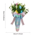 thumbnail image 1 of EUDIDV Easter Decorations Easter Eggs Easter Carrot Wreath Faux Plant Door Hanging Home Party Hanging Decoration Decorations Hangers Easter Party Supplies, 1 of 7