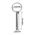 thumbnail image 1 of EUDIDV Emergency Whistle;Aluminum Whistle Survival Whistle Survival Fire Whistle;Suitable for Training and Seeking Help, 1 of 4