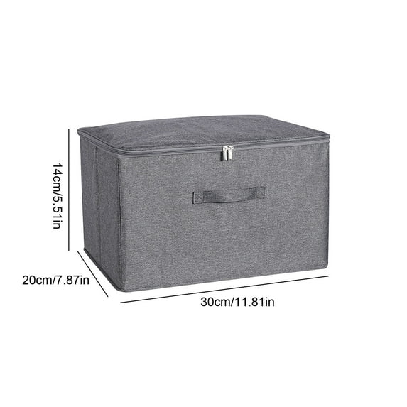 EUDIDV Extra-Large Cationic Soft Lid Storage Box For Household Folding Clothing Quilt Sorting Storage Box Collapsible Storage Bag Roomy