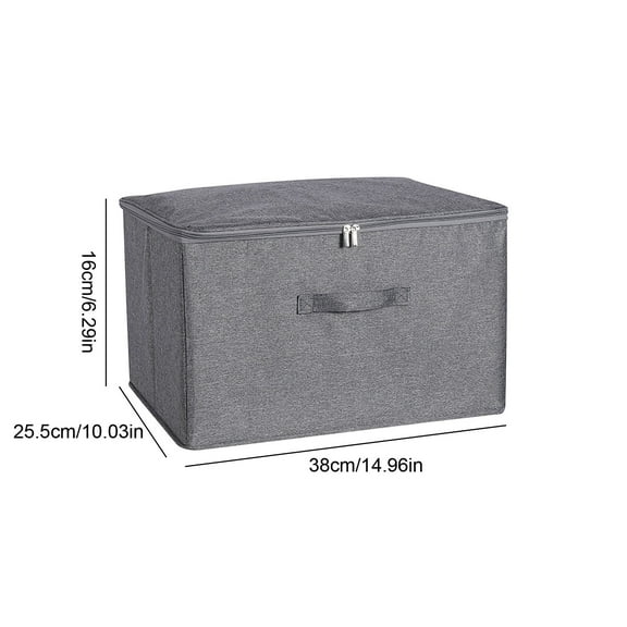 EUDIDV Extra-Large Cationic Soft Lid Storage Box For Household Folding Clothing Quilt Sorting Storage Box Collapsible Storage Bag Roomy