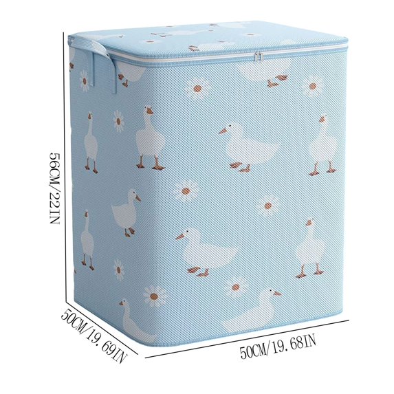 EUDIDV Extra-Large Clothes Quilt Storage Box Put Closet Large-capacity Organizing Storage Moving Packing Special Clothing Luggage Bag Collapsible Storage Bag Roomy