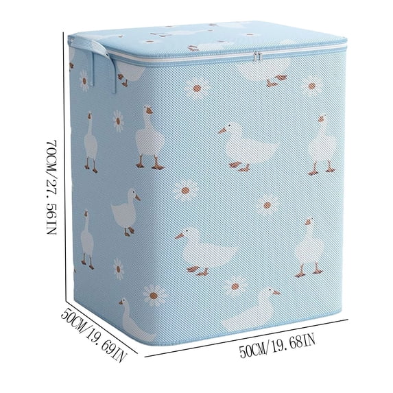 EUDIDV Extra-Large Clothes Quilt Storage Box Put Closet Large-capacity Organizing Storage Moving Packing Special Clothing Luggage Bag Collapsible Storage Bag Roomy