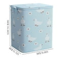 thumbnail image 1 of EUDIDV Extra-Large Clothes Quilt Storage Box Put Closet Large-capacity Organizing Storage Moving Packing Special Clothing Luggage Bag Collapsible Storage Bag Roomy, 1 of 2