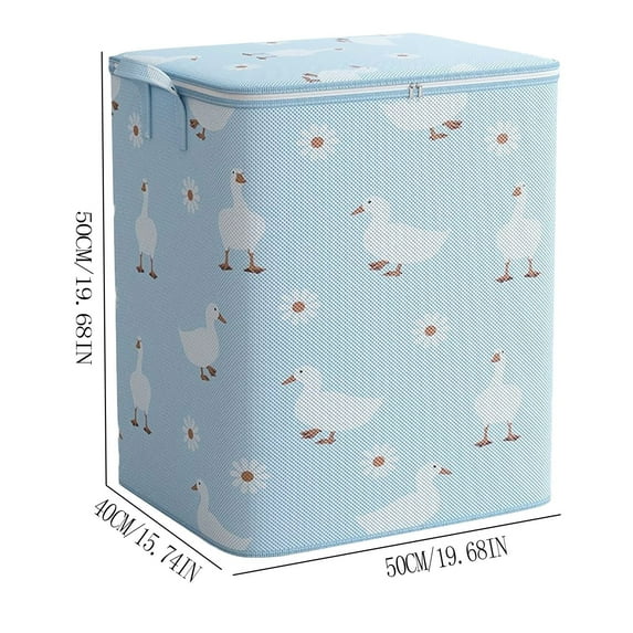 EUDIDV Extra-Large Clothes Quilt Storage Box Put Closet Large-capacity Organizing Storage Moving Packing Special Clothing Luggage Bag Collapsible Storage Bag Roomy