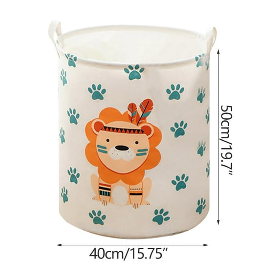 EUDIDV Extra-Large Fashion Printed Household Foldable Toy Clothing Storage Bag Laundry Basket Collapsible Storage Bag Roomy