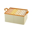 thumbnail image 1 of EUDIDV Extra-Large Foldable Closet Storage Box , Clothes Storage Basket Storage Box Miscellaneous Clothes Pants Storage Artifact Collapsible Storage Bag Roomy, 1 of 3