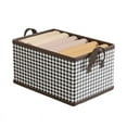 thumbnail image 1 of EUDIDV Extra-Large Folding Wardrobe Storage Box Sweater Pants Organizing Box Drawer Style Bedroom Storage Box Collapsible Storage Bag Roomy, 1 of 6