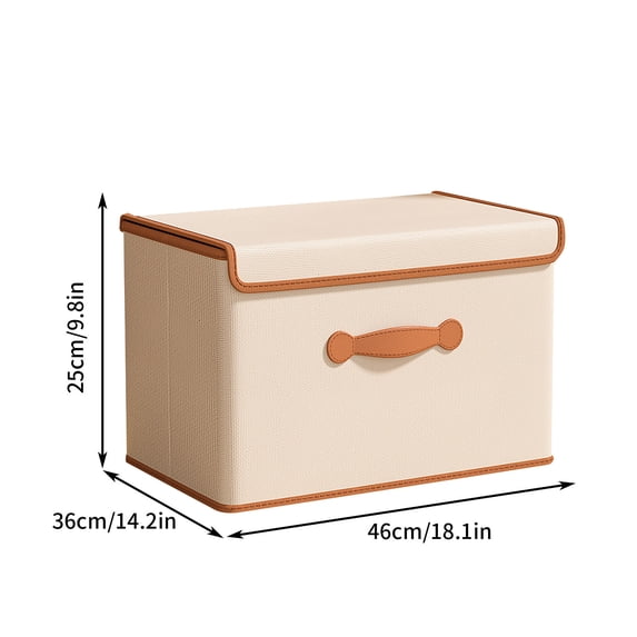 EUDIDV Extra-Large Non-woven Storage Box Foldable Storage Bag Wardrobe Clothing Storage Box Collapsible Storage Bag Roomy