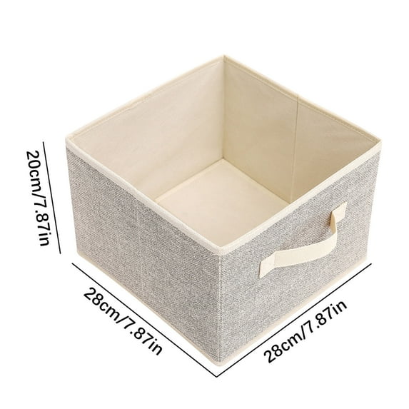 EUDIDV Extra-Large Storage Box For Clothing And Sundries Household Items Fabric Desktop Toy Storage Box Collapsible Storage Bag Roomy