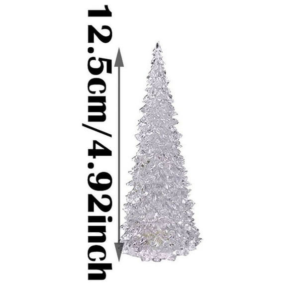 EUDIDV Festive String Lights 2/3/5 Piece Of Christmas Tree Colorful LED Acrylic Night Light In Various Sizes Xmas Lights
