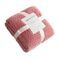 thumbnail image 1 of EUDIDV Fleece Throw Blanket Blanket Soft Warm Blanket Lightweight Soft Comfortable Luxurious Decorative Striped Blanket Suitable For Beds And Sofas 40inches X 60inches Soft Snuggle, 1 of 6