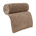 thumbnail image 1 of EUDIDV Fleece Throw Blanket Solid Color Plush Winter Blanket Taffeta Solid Color Jacquards Multifunctional Blanket Nap Blanket Office Blanket Holiday Gift Soft Snuggle, 1 of 6