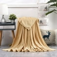 thumbnail image 1 of EUDIDV Fleece Throw Blanket Super Soft Warm Solid Warm Plush Fleece Blanket Throw Rug Sofa Bedding Soft Snuggle, 1 of 2