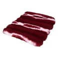 thumbnail image 1 of EUDIDV Furniture Chair Cushion Winter Car Seat Cushion Rabbit Short Plush Vertical Stripe Pattern Front Single Seat Car Seat Cushion Winter Warm Rabbit Seat Cushion Comfortable Cushion, 1 of 6