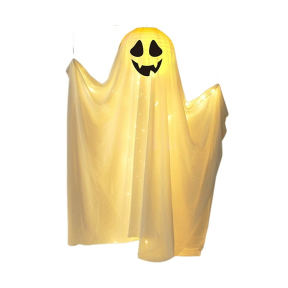 EUDIDV Ghost Lights Halloween Ghost Pendant Decorative Lights Halloween Ghost Lights Indoor Horror Halloween Decoration Courtyard Outdoor Family Party Luminous Ghost Lights Decorative Lights