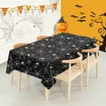 thumbnail image 1 of EUDIDV Halloween Decorations Halloween Decoration Tablecloth Black Cobwebs Web Halloween Tablecloth Halloween Theme Party Decoration Tablecloth Sale Clearance, 1 of 7