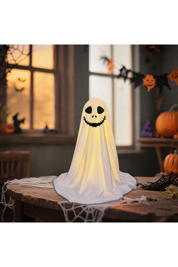 Halloween Decorations Halloween Ghost Table Set Plastic Table Floating Shopping Mall Store Bar Cute Ghost Decoration Ornaments Sale Clearance