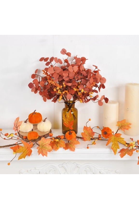 Halloween Decorations Thanksgiving Decoration Simulation High Pole Money Leaf Cuttings Sale Clearance