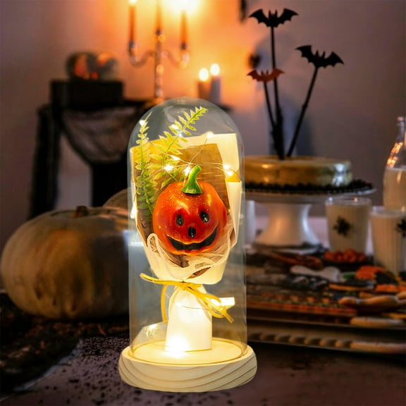 EUDIDV Halloween Decorative Lights Halloween Pumpkin Bouquet Night Light