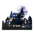 thumbnail image 1 of EUDIDV Halloween Figurines Halloween Castle LED Luminous Decoration Party Decoration Desktop Decoration Castle Model House Halloween Decorations For Home Desktop Decor Creepy Tabletop Decor, 1 of 7